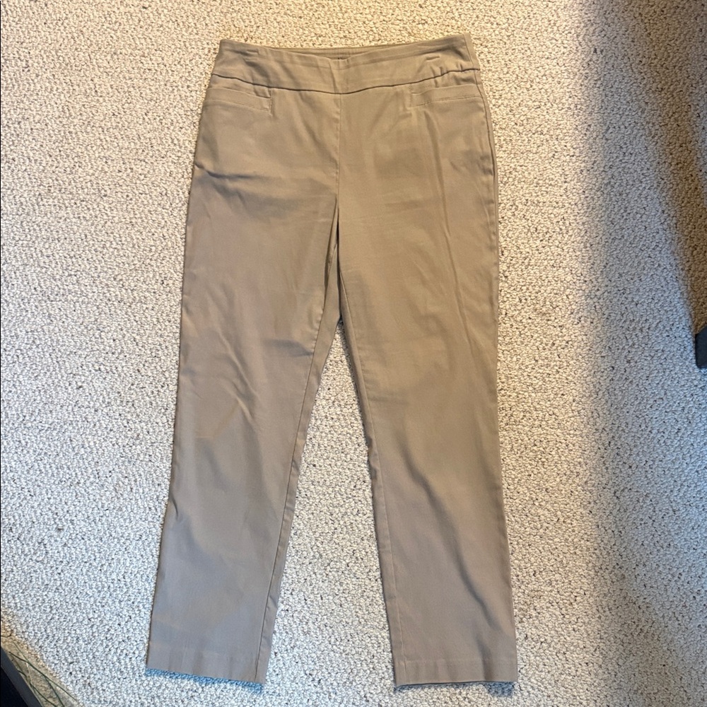 Kim Rogers Tan Ankle Pants